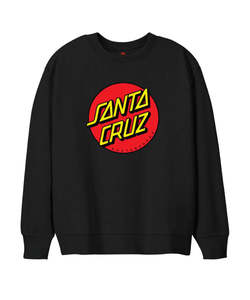 Santa Cruz Classic Dot Front Youth Crew Neck