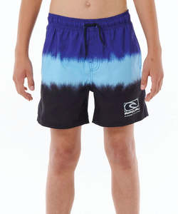 Boys Shorts: Rip Curl Boys Dip Volley Boardshorts - Blue/Navy