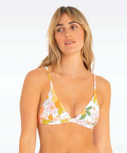 Hurley Flowerbomb Bralette Top - White