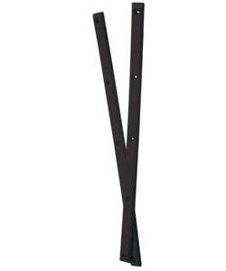 Skateboard Hardware: Pig Skateboard Rails Black