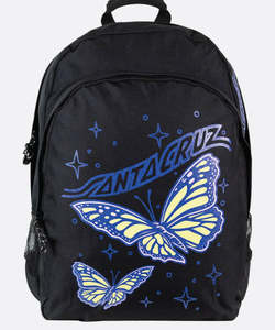 Santa Cruz: Santa Cruz Winged Butterflies Backpack - Black