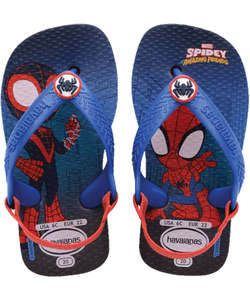 Girls Boys Jandals: Havaianas Baby Marvel 2090 - Ruby Red