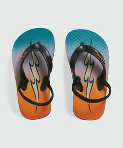Girls Boys Jandals: Billabong Groms Fade Thongs - Navy