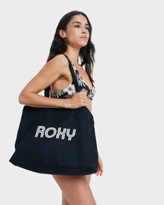 Roxy Womens Go For It Tote Bag - Anthracite