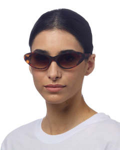 Okkia Lina Small Cat Eye Sunglasses - Classic Havana