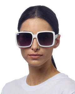 Womens Accessories: Okkia Alessia Sunglasses - Optical White