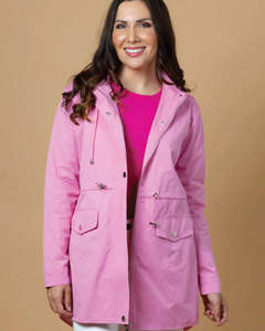 Womens Coats Jackets Vests: Charlo Fran Jacket - Pink
