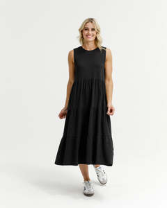 Homelee Kendall Singlet Dress - Black