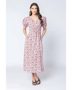 Womens Dresses: Leila + Luca Lyrical Dress - Cotton Candy