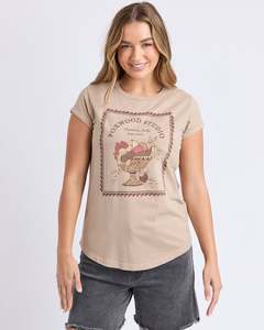 Foxwood Florence Womens Tee - Oat