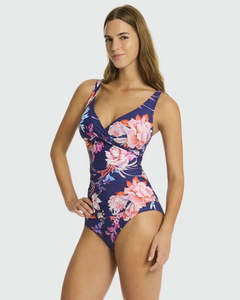 Sea Level Indochine Cross Front Multifit Singlet Top - French Navy