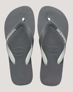 Footwear: Havaianas Top Mix 5002 - Grey/White