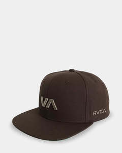 Men: RVCA VA Infield Snapback Cap - Mocha
