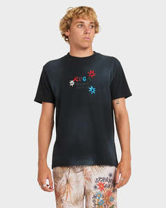 Mens Clothing: RVCA Mens Mel G Balance T-Shirt - Black