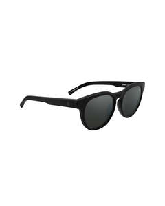 Mens Sunglasses: Spy Sunglasses Cedros - Matte Black/Happy Boost Polar Black Mirror