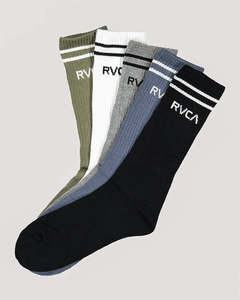 RVCA Union Sock 5 Pk - Multi