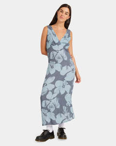 Women: Volcom Grumpy Sunshine Dress - Blue Sapphire
