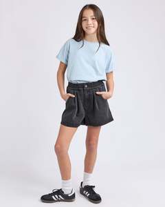 Eve Girl Raya Short - Washed Black