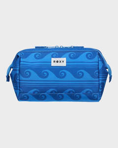 Roxy Tiny Rip Vanity Case - Silver Lake Blue Make A SPL AX