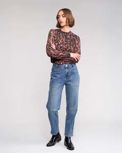 Womens Jeans: Knewe Label Colt Jean - Vintage Denim