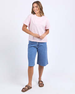 Foxwood Huntleigh Oversized Tee - Pale Pink
