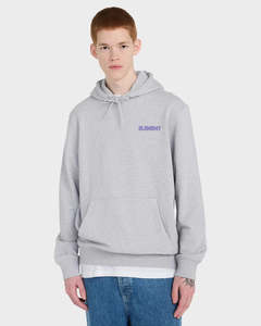 Men: Element Mens Swamps Hooded Sweatshirt - Mid Grey Heather