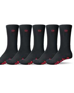 Globe OG Logo Hi Crew Sock 5Pkt - Black