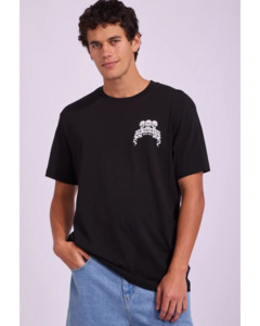 The Mad Hueys Rope Skull Anchor SS Tee - Black