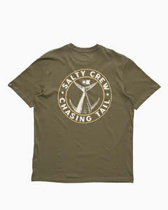 Salty Crew Tailgate Premium SS Tee - Dusty Olive
