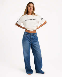 Roxy Backslider Denim Pant - Blue