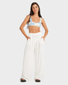 Women: Volcom Make Us Shine Tank Bikini Top - Bay Blue