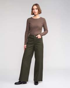 Womens Jeans: Knewe Label Hollie Jean - Hunter