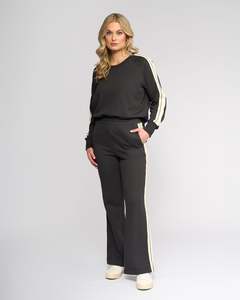 Womens Pants: Knewe Label Rebel Wide Leg Pant - Slate