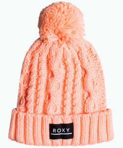 Roxy Doux Velvet Girls Beanie - Tropical Peach
