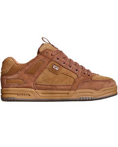 Footwear: Globe Tilt Prime Shoes - Rust Brown