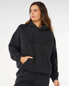 Rip Curl Varsity Sports Oversized Hood - Black