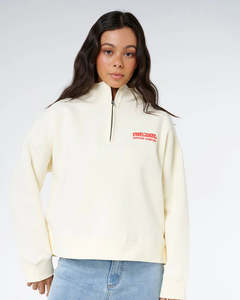 Rip Curl Surf Puff 1/4 Zip - Cayenne