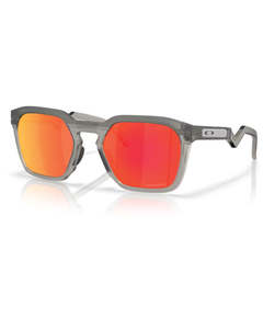 Women: Oakley HSTN SQ Matte Grey Smoke w/Prizm Ruby - PT Sunglasses