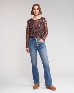 Womens Jeans: Knewe Label Potter Jean - Vintage Denim