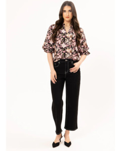 Womens Tops Shirts Blouses: Seeking Lola Graceful Top - Fun Field
