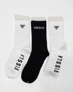 Vissla Logo Sock 3Pk - AST