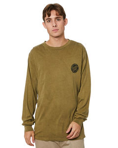 Sale: Santa Cruz MFG Dot Base Mens Long Sleeve Tee Covert