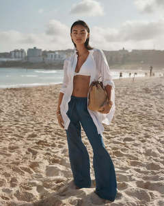 Sea Level Denim Surf Tide Pant - Denim