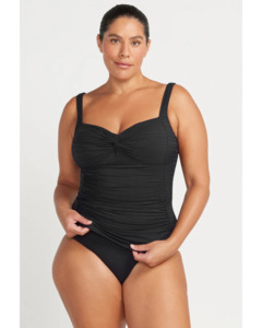 Womens Swimwear: Artesands Aria Botticelli Tankini Top - Black