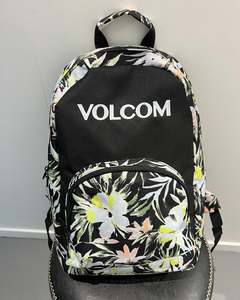 Women: Volcom Patch Attack Retreat Backpack - Floral & Black