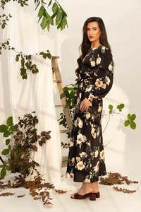 Women: Leila + Luca Monaco Dress - Ink Bloom