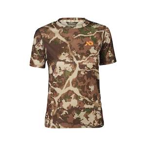 Baselayer: First Lite Women's Yuma Synthetic Short Sleeve Crew