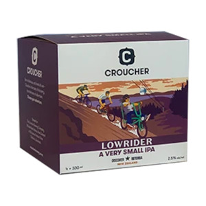 Beer: Croucher Lowrider Small IPA 4 Pack 330ml