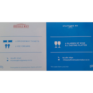 Gift Bundles: Bridgeway Movie Ticket Deal