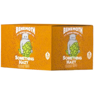 Beer: Behemoth Something Hazy Ipa 6 Pack 330ml